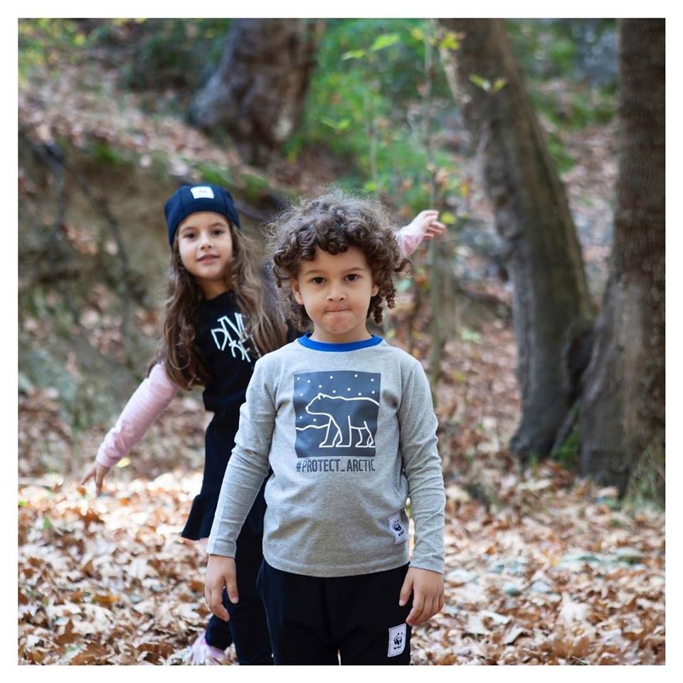 μπλούζα μακρυμάνικη WWF by Keen organic
