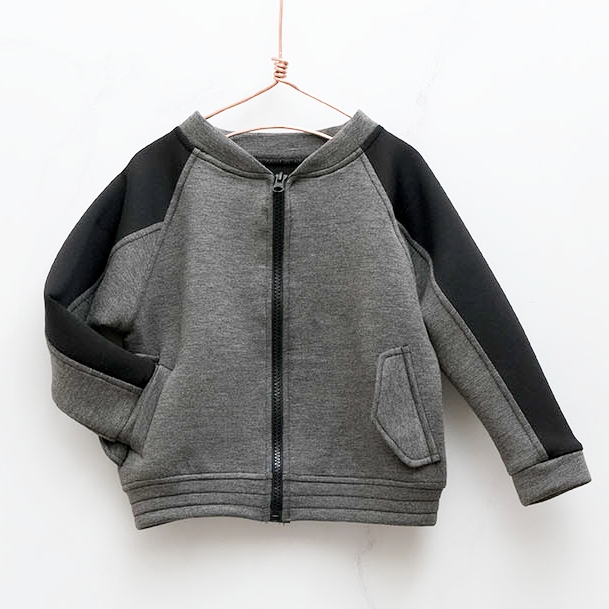 παιδικό bomber jacket για αγόρι με φερμουάρ και τσέπες