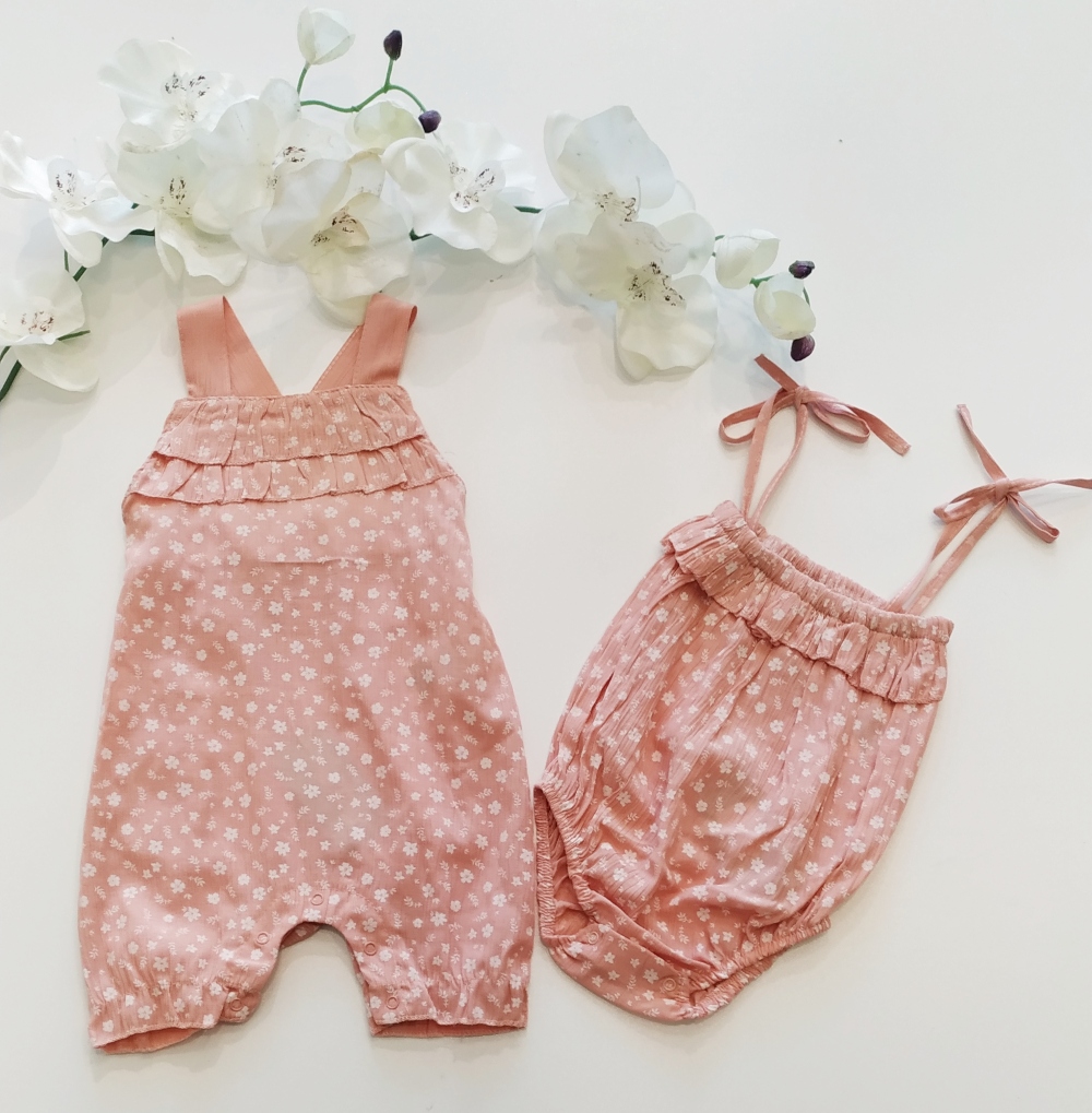 floral romper και σαλοπέτα
