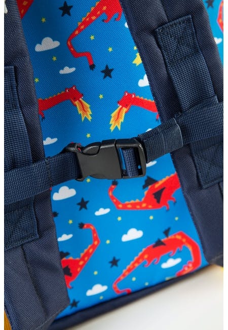 σχολική τσάντα με δράκους Frugi