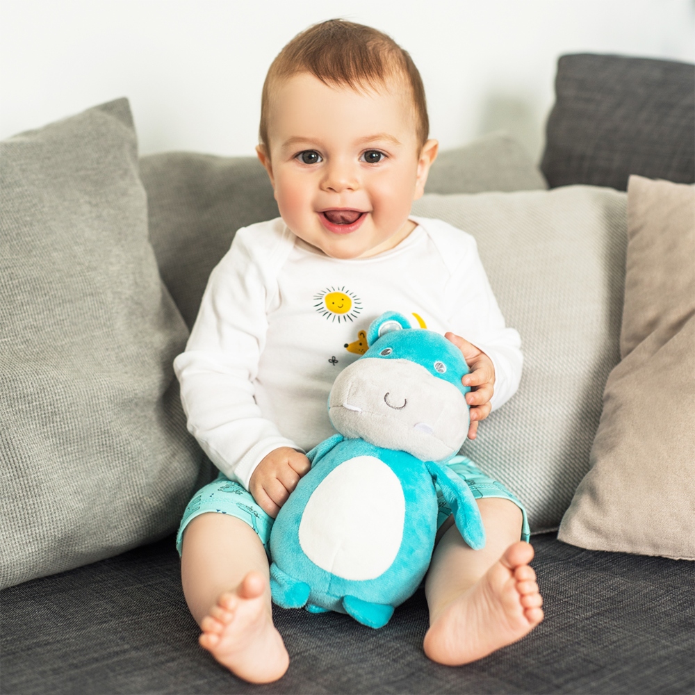 BabyOno_ Παιχνίδι αγκαλιάς Marcel ο ιπποπόταμος με κουδουνίστρα (4)