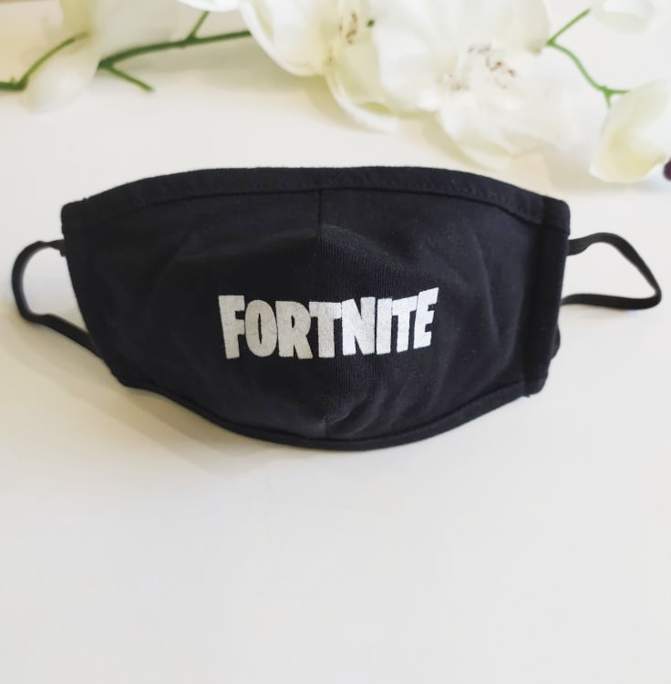 παιδική μάσκα προστασίας fortnite μαύρη Alice fashion