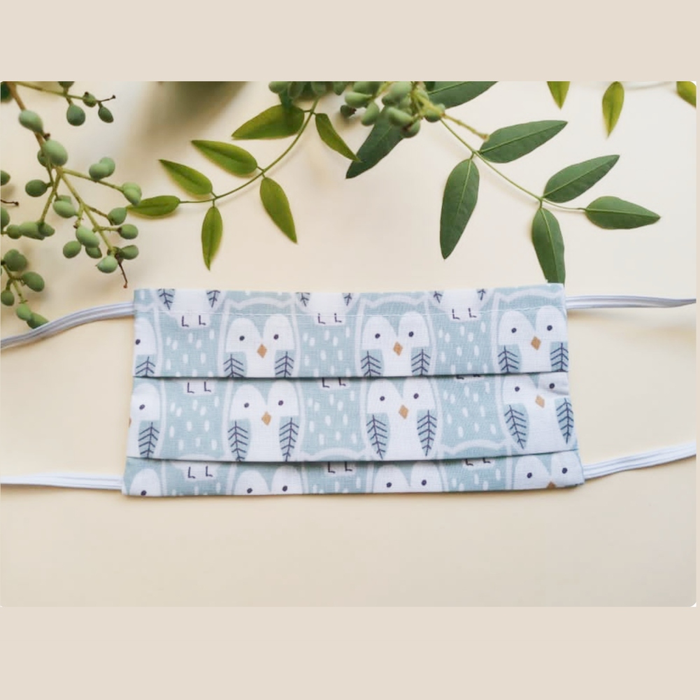 παιδική μάσκα προστασίας owls