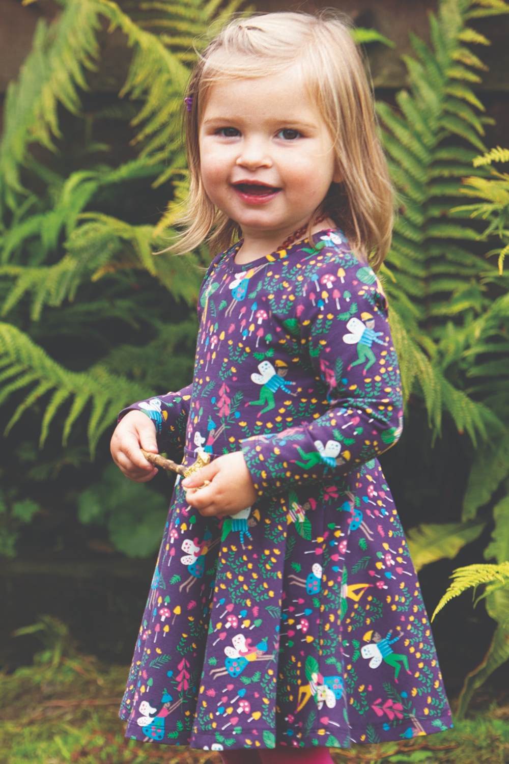 φόρεμα skater fairy οργανικό Frugi