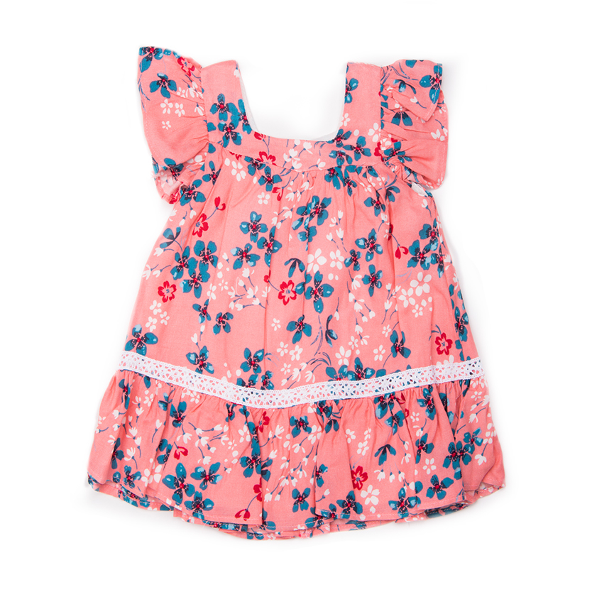 Φόρεμα romantic floral in pink