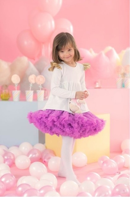 Φούστα tutu Elefunt Bubble μωβ2