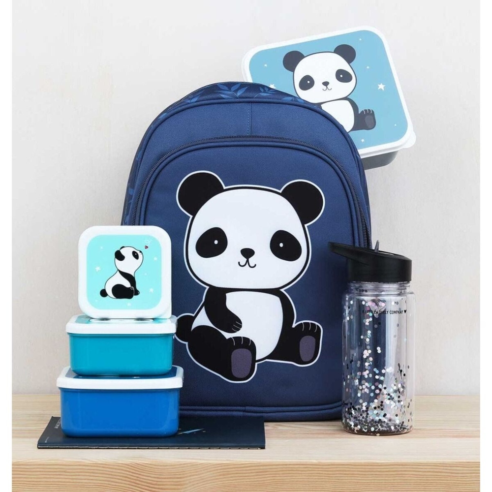 Σετ 4 δοχεία φαγητού Lunch & Snack Box - με σχέδιο panda (5)