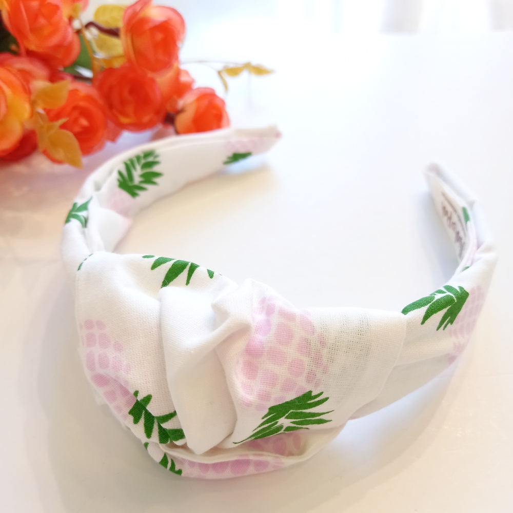 παιδική στέκα τουρμπάνι με ανανάδες Think Pink
