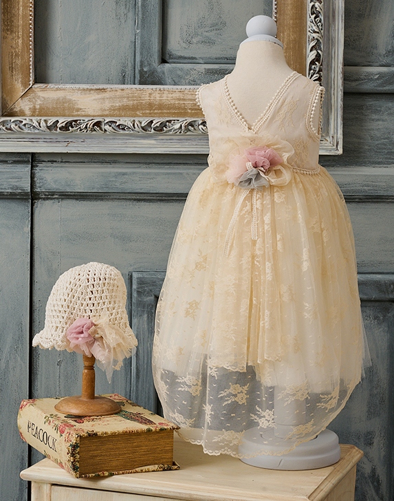 βαπτιστικό φόρεμα vintage Felicita (1)