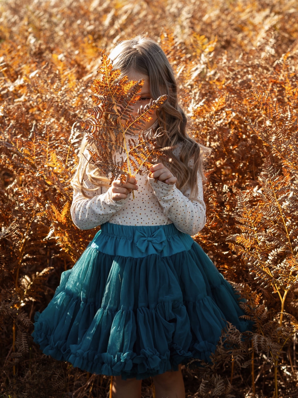 παιδική φούστα tutu sea blue (2)