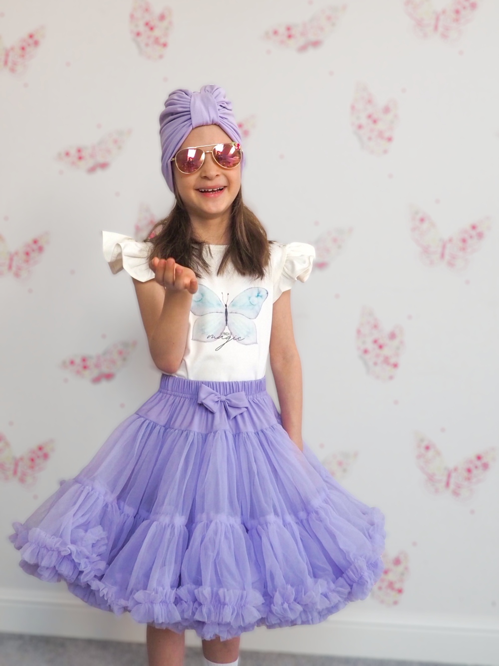 παιδική φούστα tutu λιλά (3)