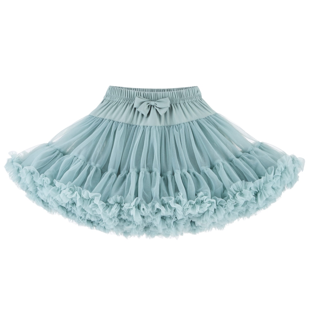 βρεφική_παιδική τούλινη φούστα σε dusty mint χρώμα