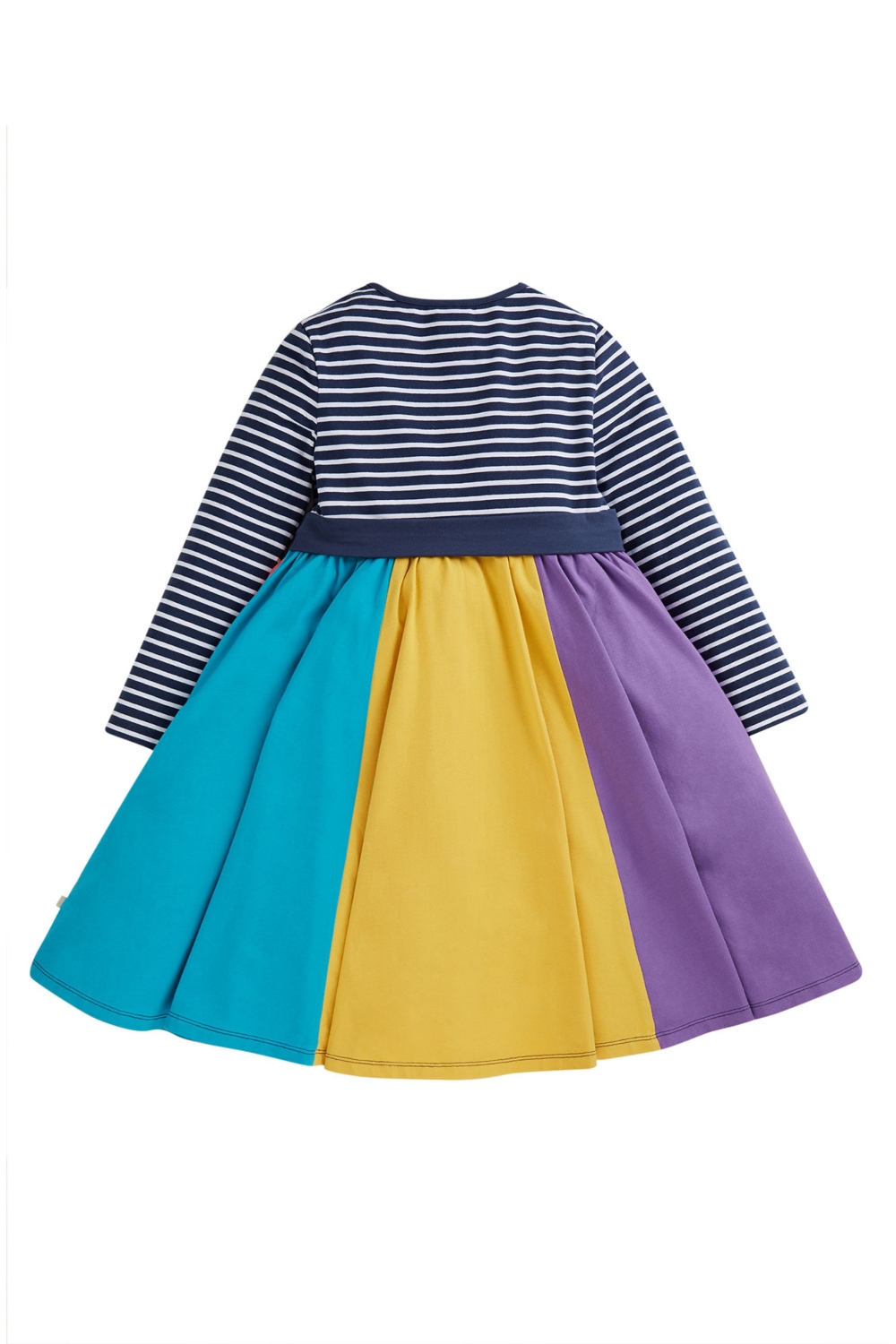 παιδικό ριγέ φόρεμα από 100% βαμβάκι Frugi (2)