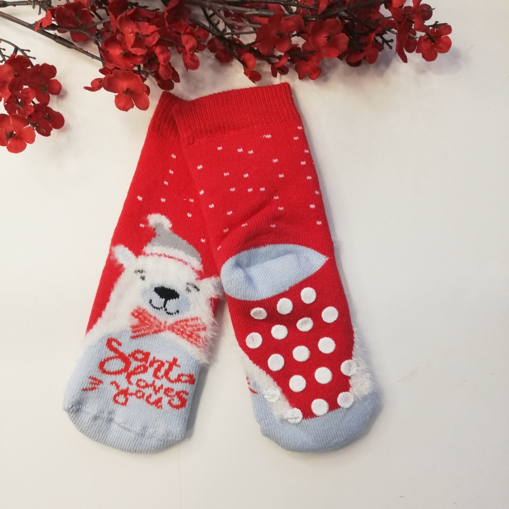 χριστουγεννιάτικες κάλτσες santa loves you (1)