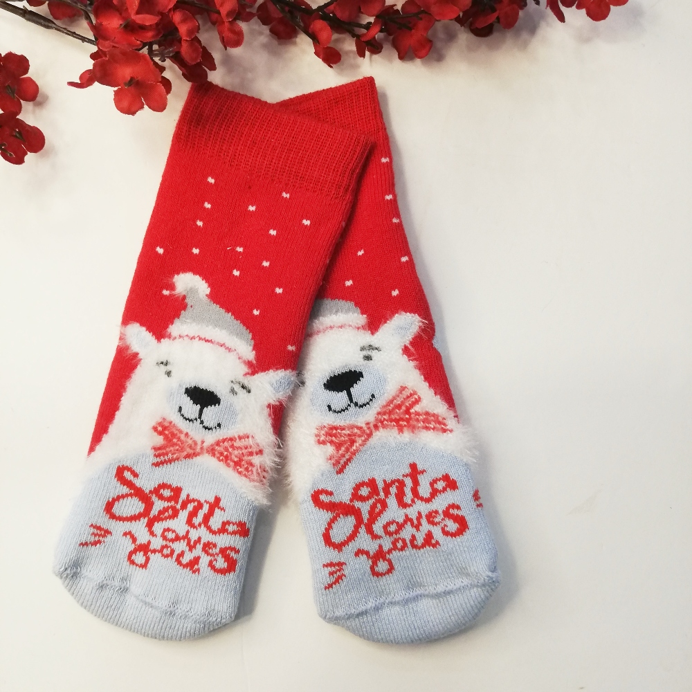 χριστουγεννιάτικες κάλτσες santa loves you