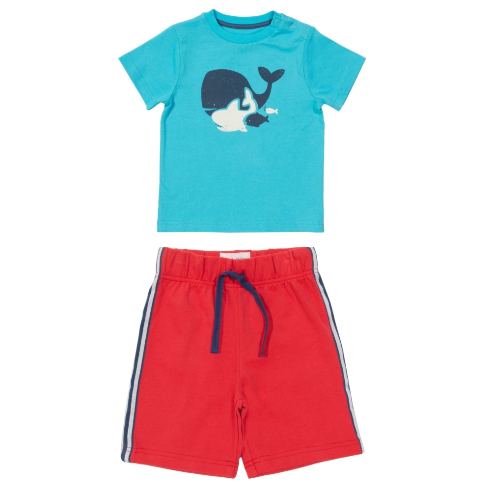 bebe set ΚΙΤΕ 100% οργανικό με φάλαινα (1)