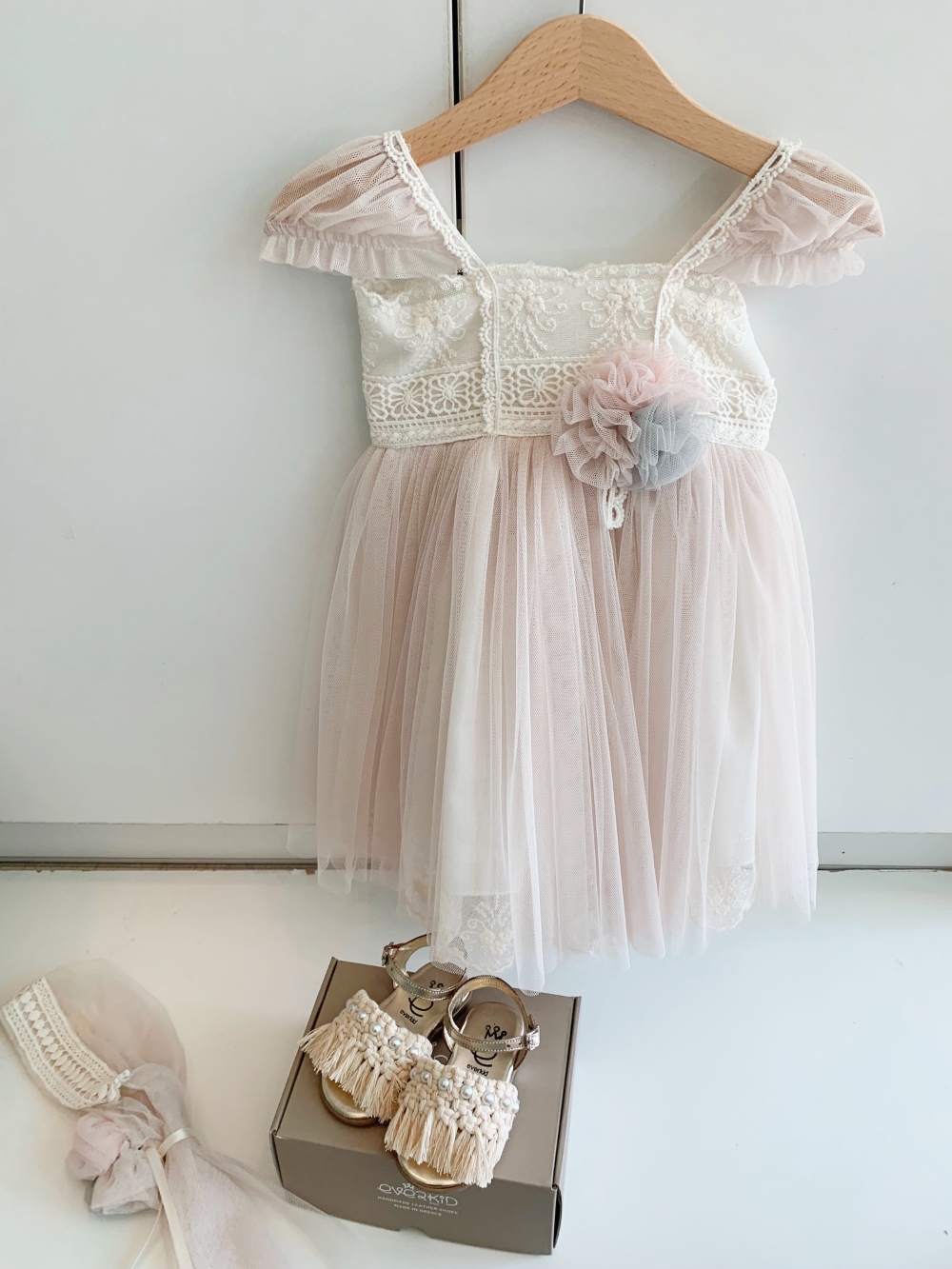 boho floral baptism girl (2)