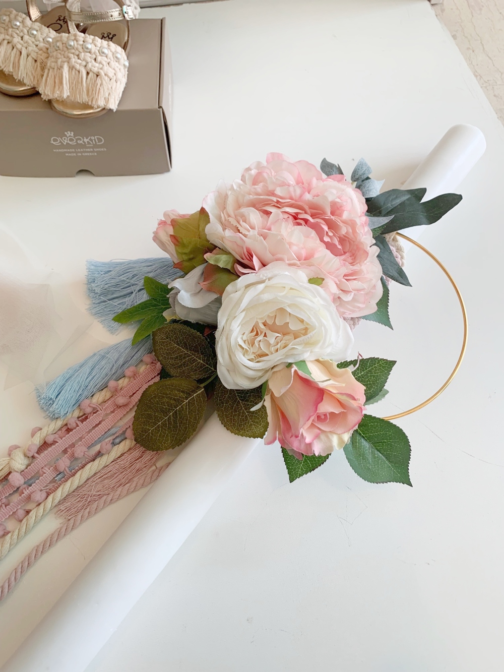 boho floral baptism girl (3)