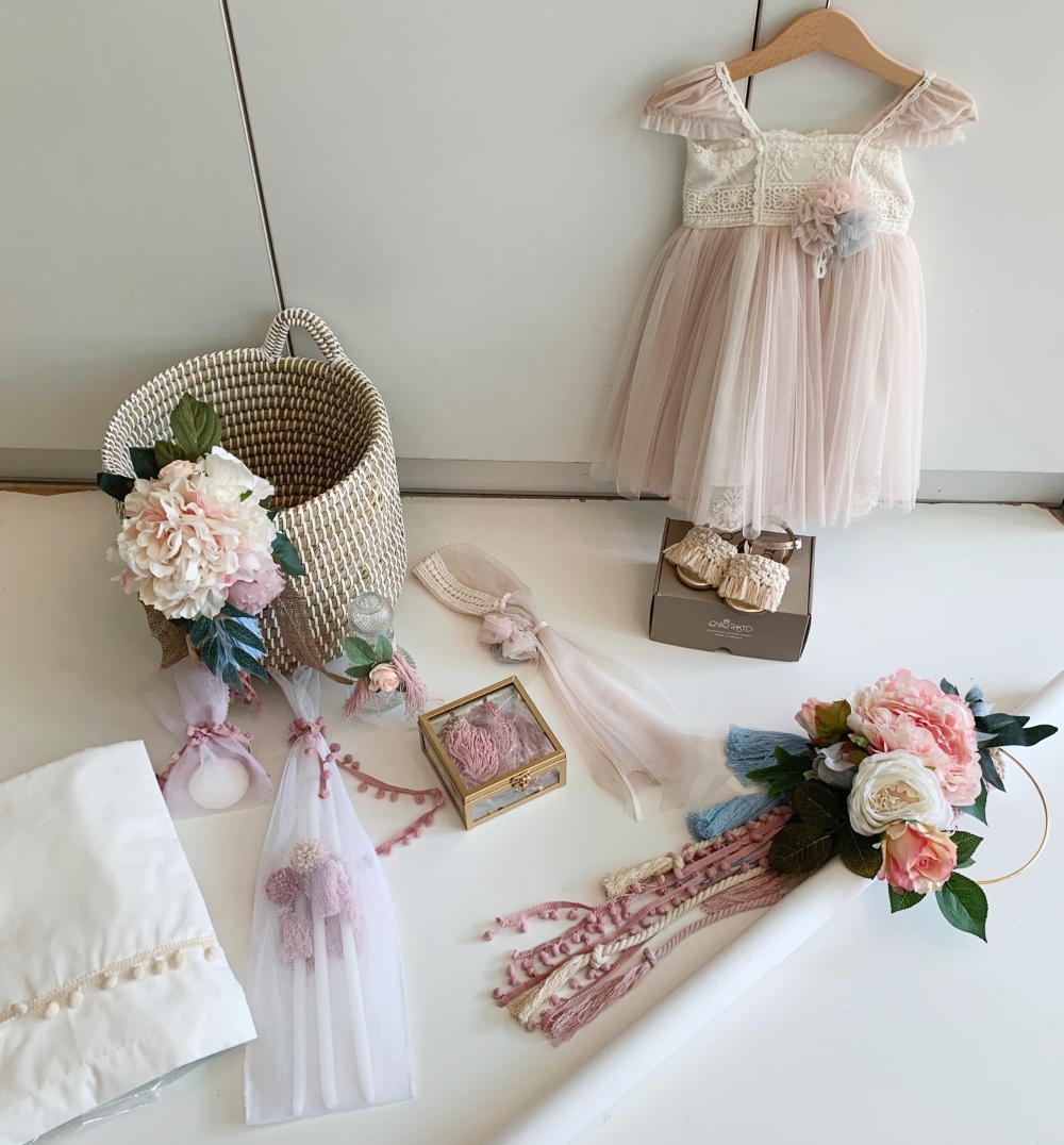 boho floral baptism girl (6)