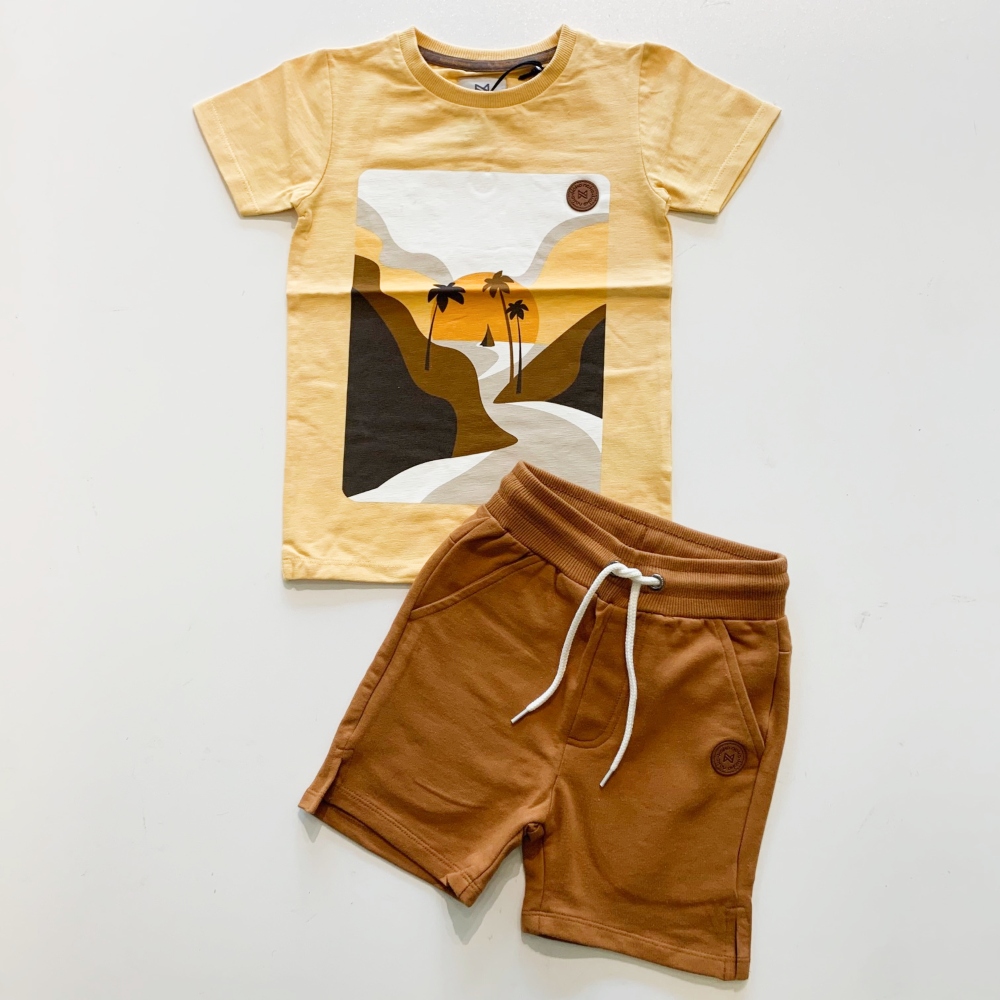 Yellow safari σετ για αγόρι Koko Noko