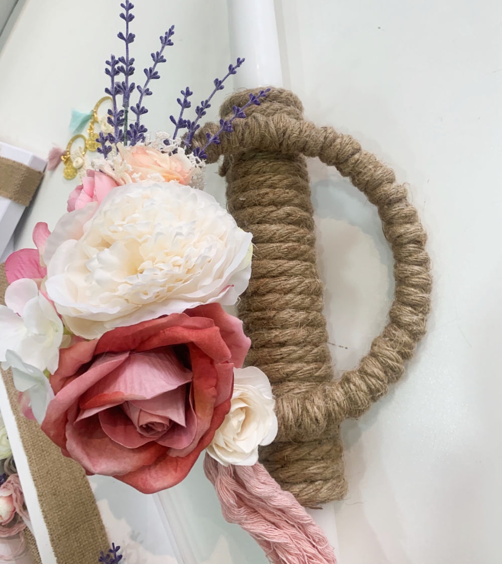 boho romantic λαμπάδα