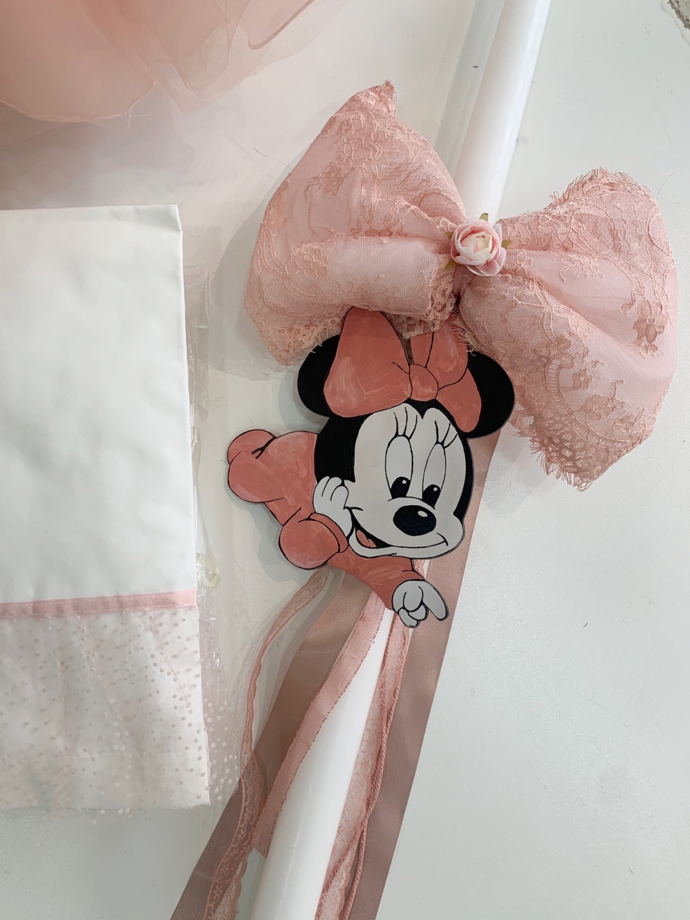 βαπτιστικο πακετο με θεμα την minnie baby ροζ (1)