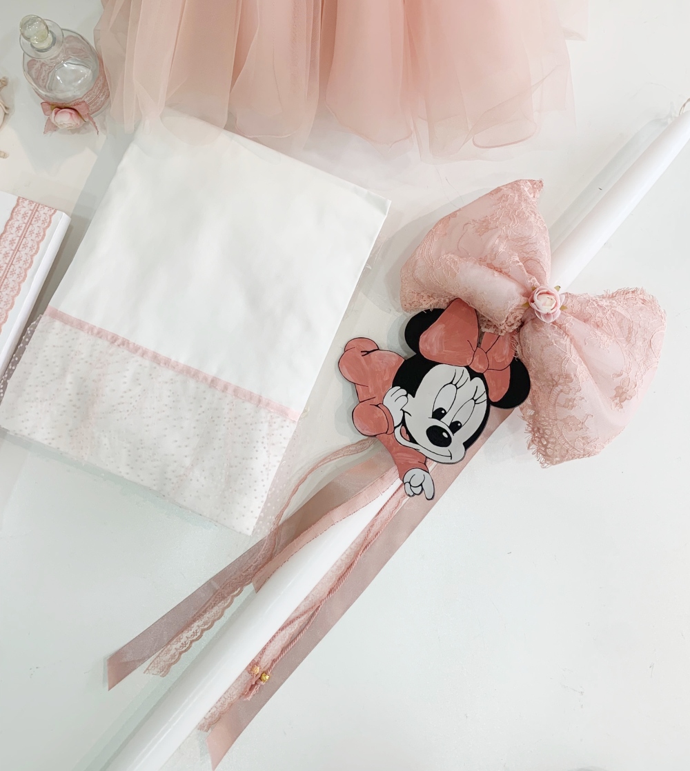 βαπτιστικο πακετο με θεμα την minnie baby ροζ (2)