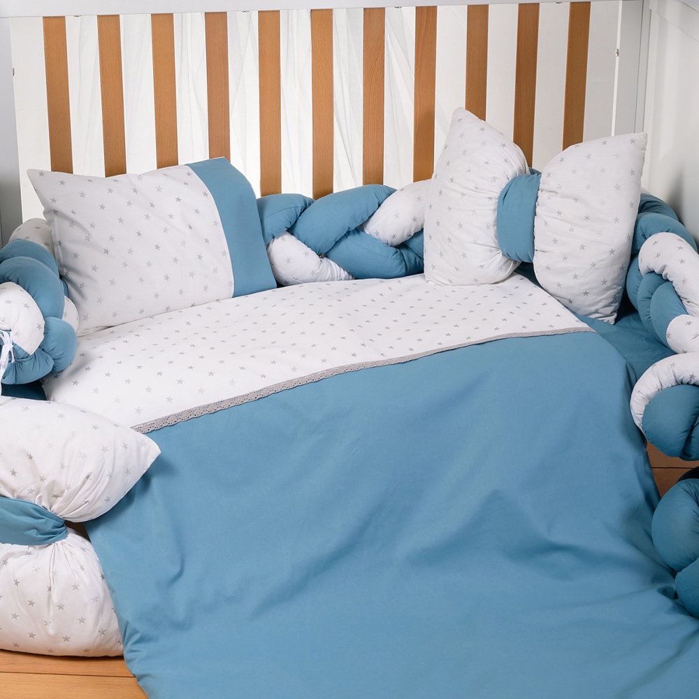 Σετ προίκας 9 τμχ 70_140 Sky Blue ABO
