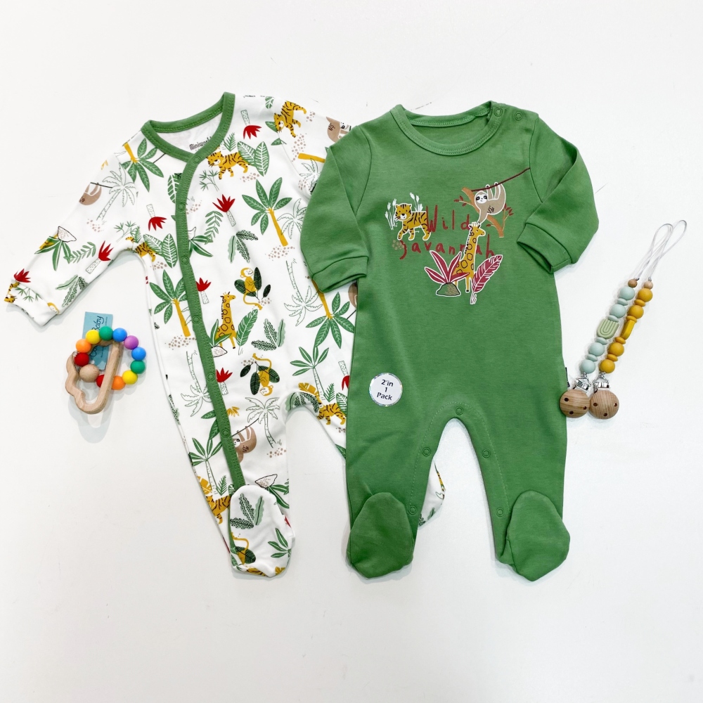 set 2 φορμάκια ολόσωμα jungle
