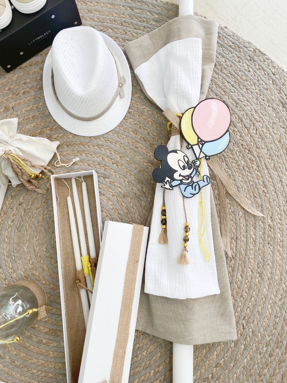 Πακέτο βάπτισης για αγόρι Mickey Mouse Baby ballons (1)