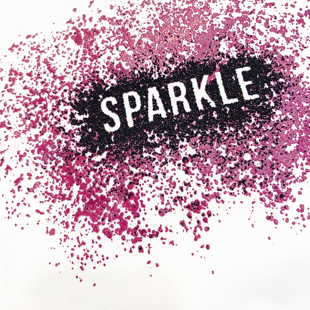 rubber τύπωμα sparkle