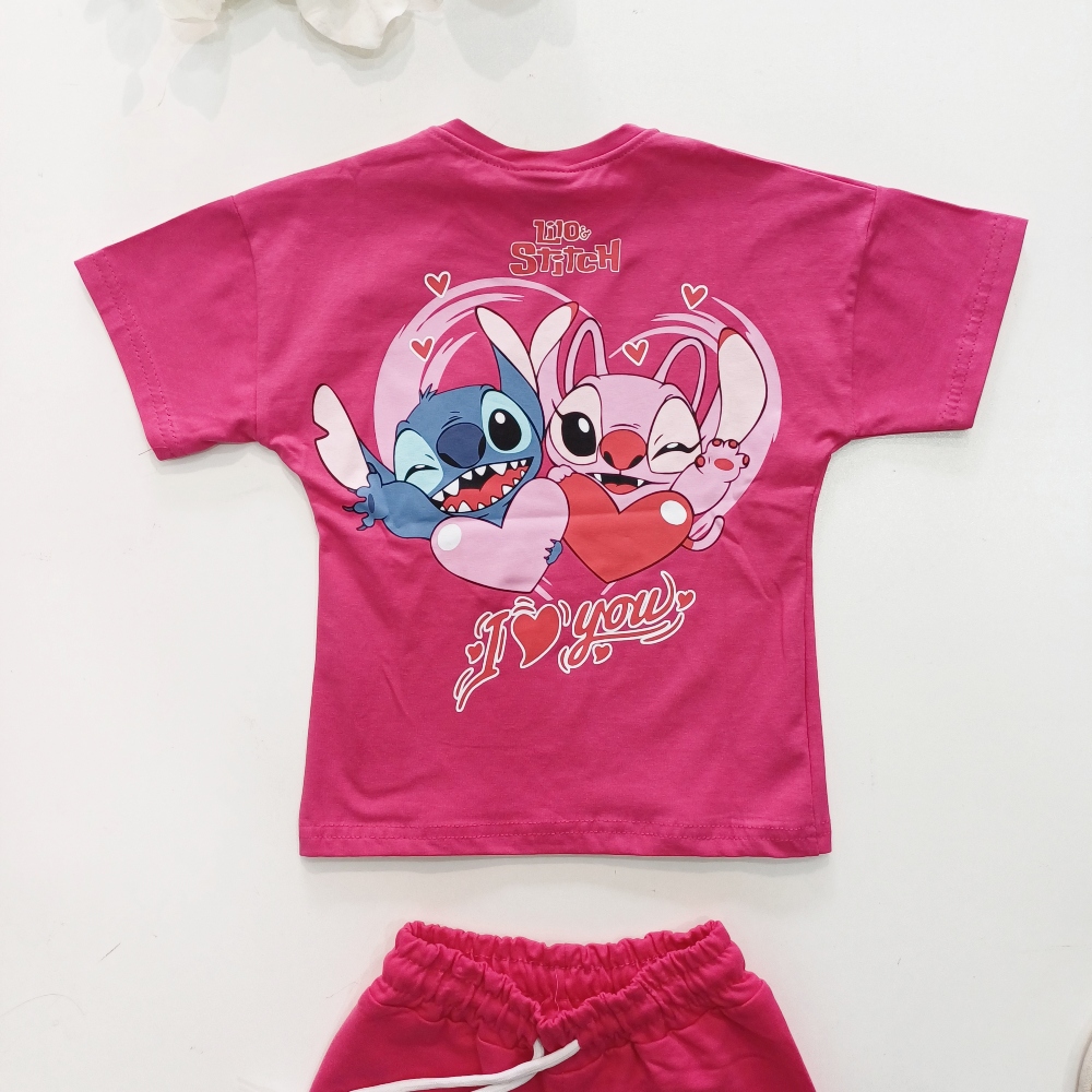 lilo and stitch παιδικο σετ φουξια (1)