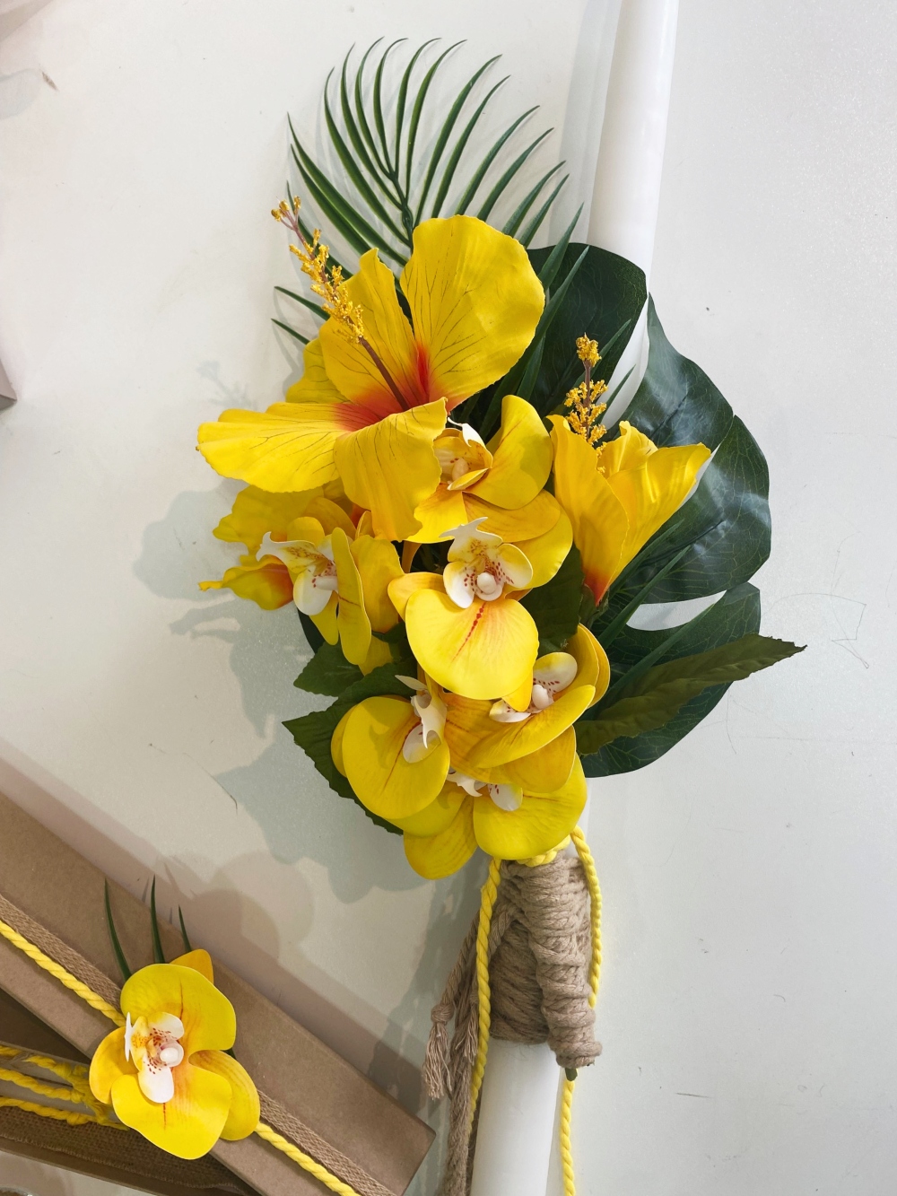βαπτιστικό πακέτο με θεμα exotic flowers (5)