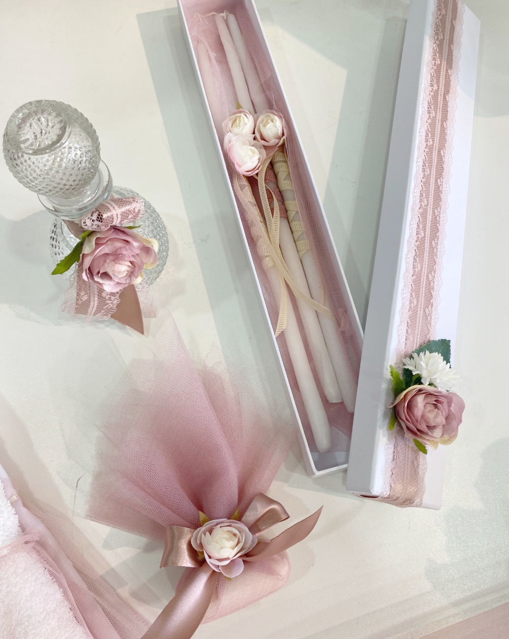 λαδοσέτ με λουλούδια vintage