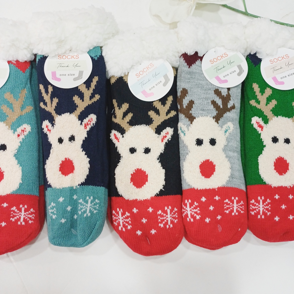 παιδικες καλτσοπαντοφλες rudolph