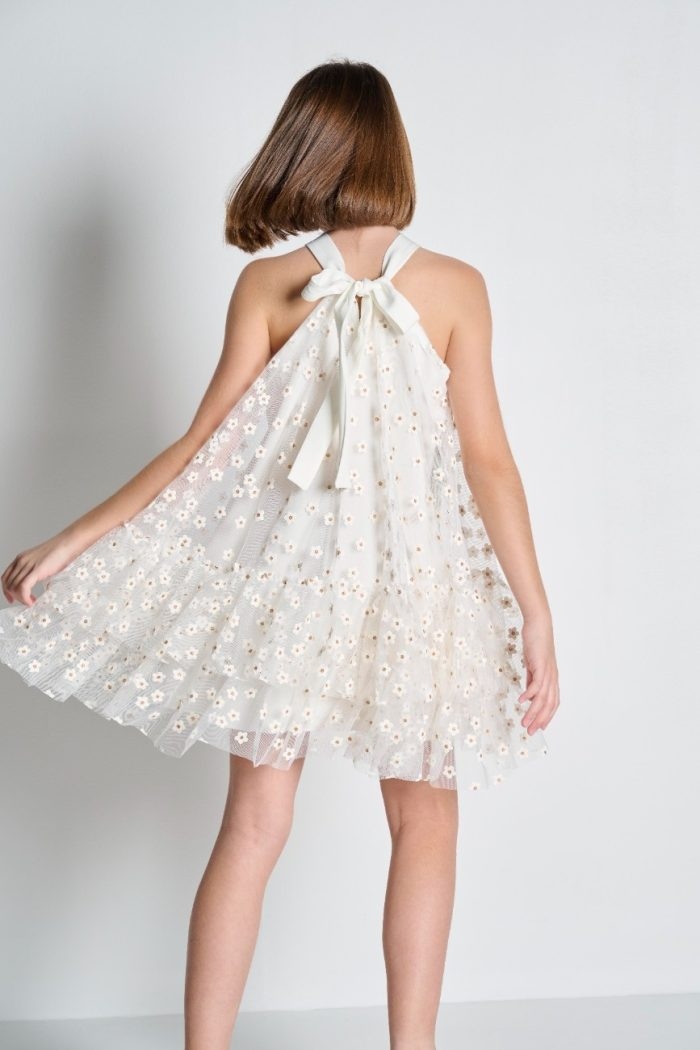 Melin Rose Φόρεμα τούλι με μαργαρίτες (2)